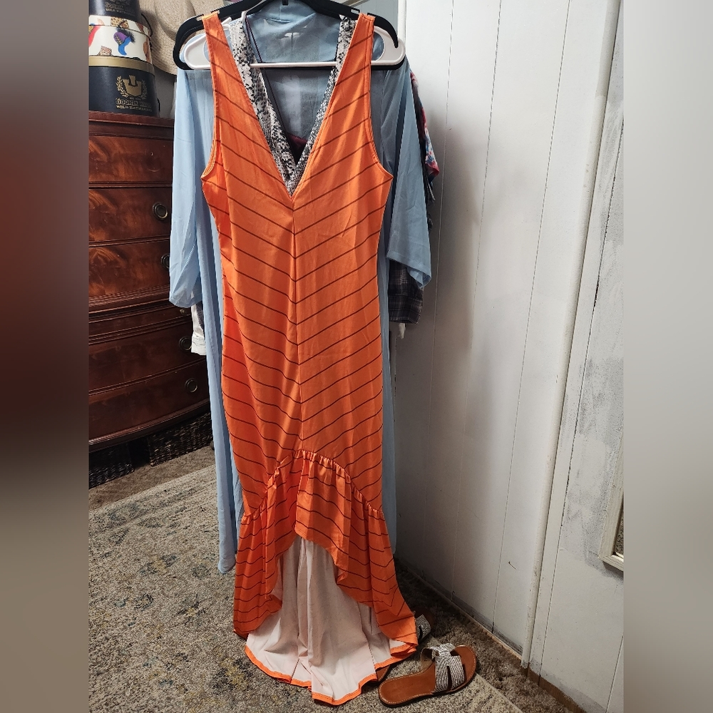 Shein X size Medium high low bodycon Mermaid dress